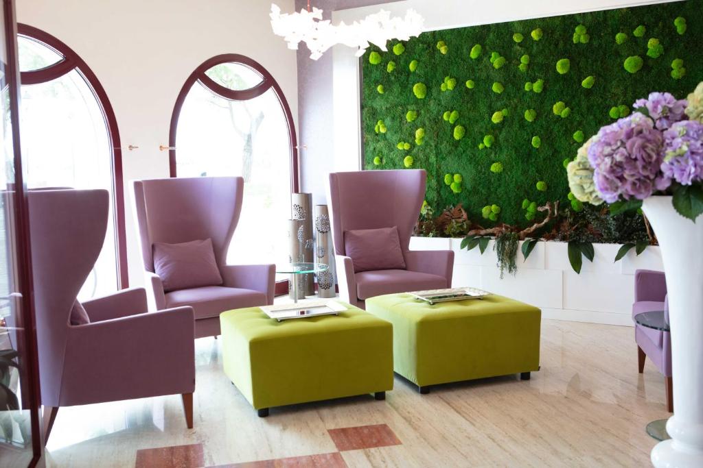 Predel za sedenje v nastanitvi Hotel Vittorio