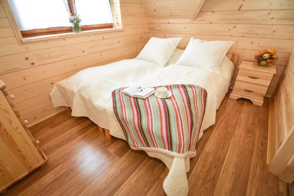 Posteľ alebo postele v izbe v ubytovaní Hole