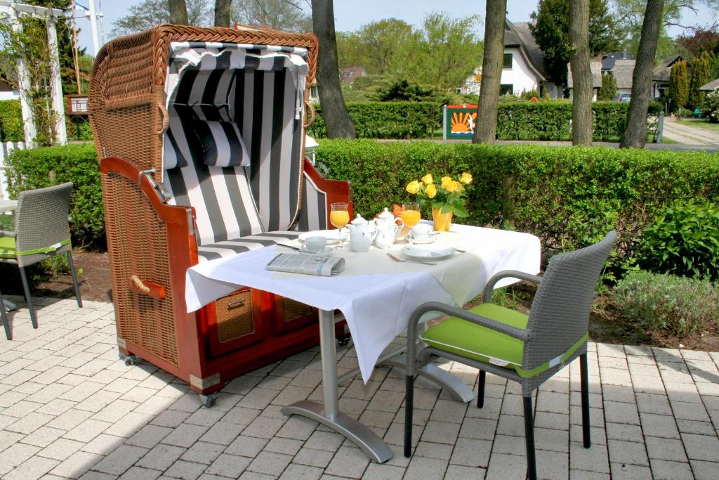 Zahrada ubytování Hotel Haus Kranich