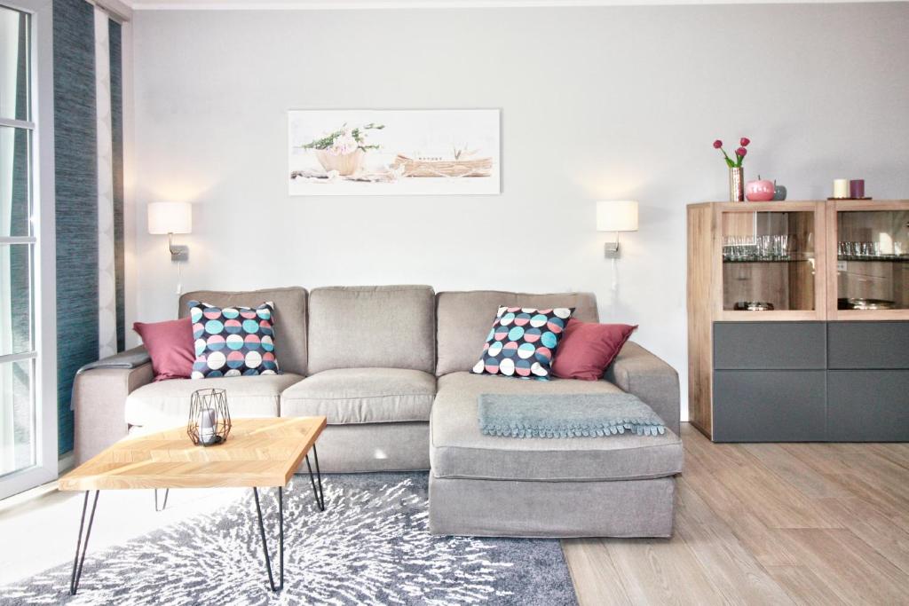 Posezení v ubytování Haus Carolin Dangast