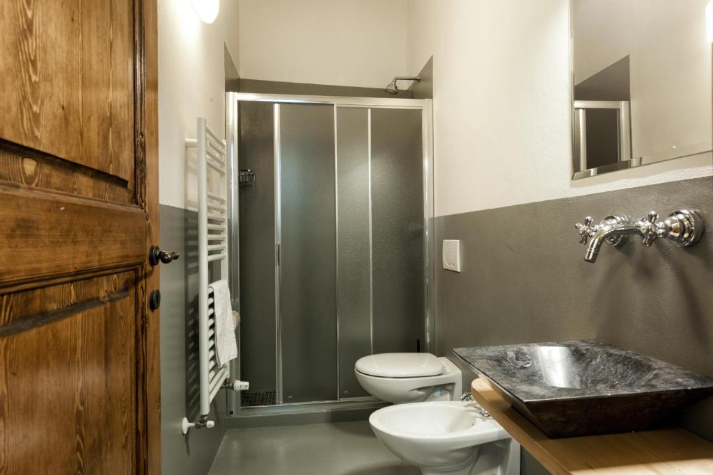 Koupelna v ubytování Scalette di Piazza B&B