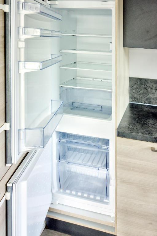 Kuchyň nebo kuchyňský kout v ubytování Haus Carolin Dangast