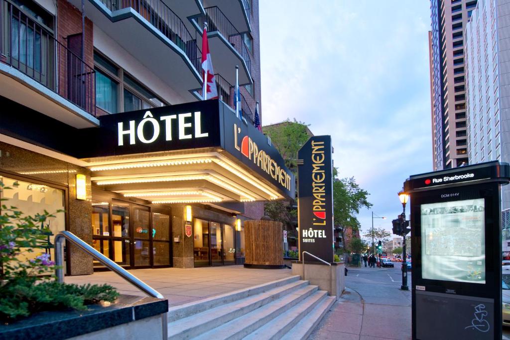 O edifício em que o hotel se localiza