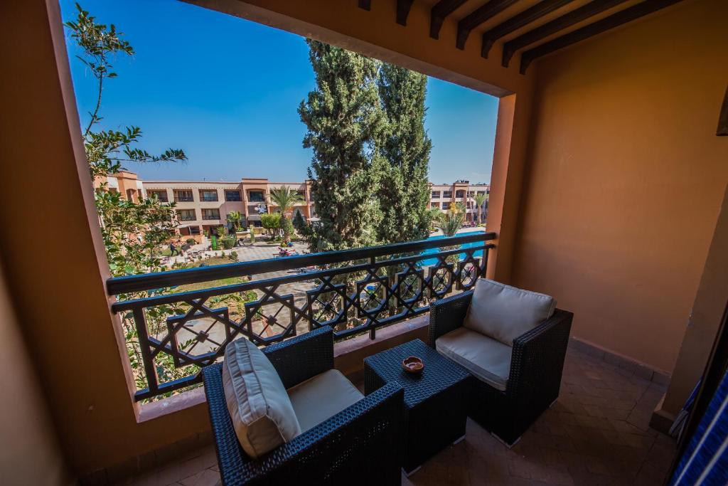 Balkón nebo terasa v ubytování Zalagh Kasbah Hotel & Spa