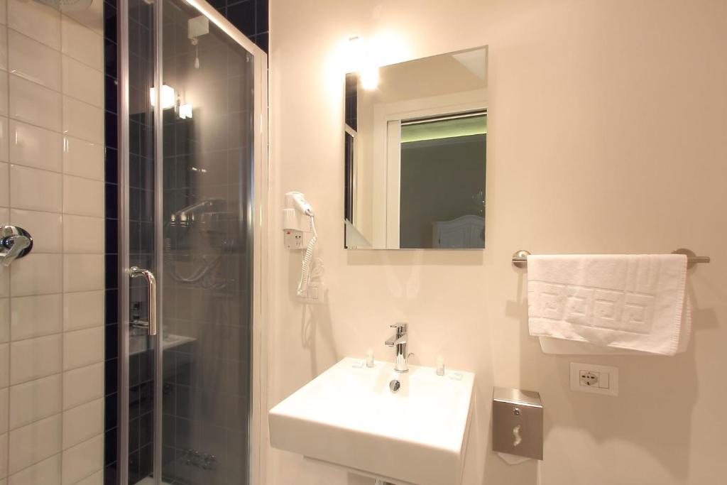 Koupelna v ubytování Hotel Ferrucci