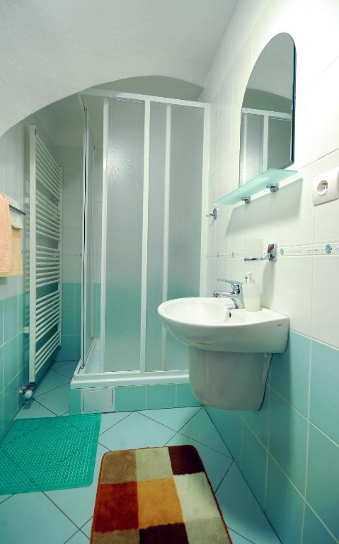 Koupelna v ubytování Apartmanovy Dom Martha a Domček Martuška