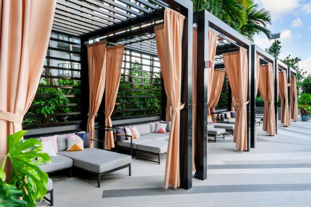 Balkón nebo terasa v ubytování Hyde Suites Midtown Miami