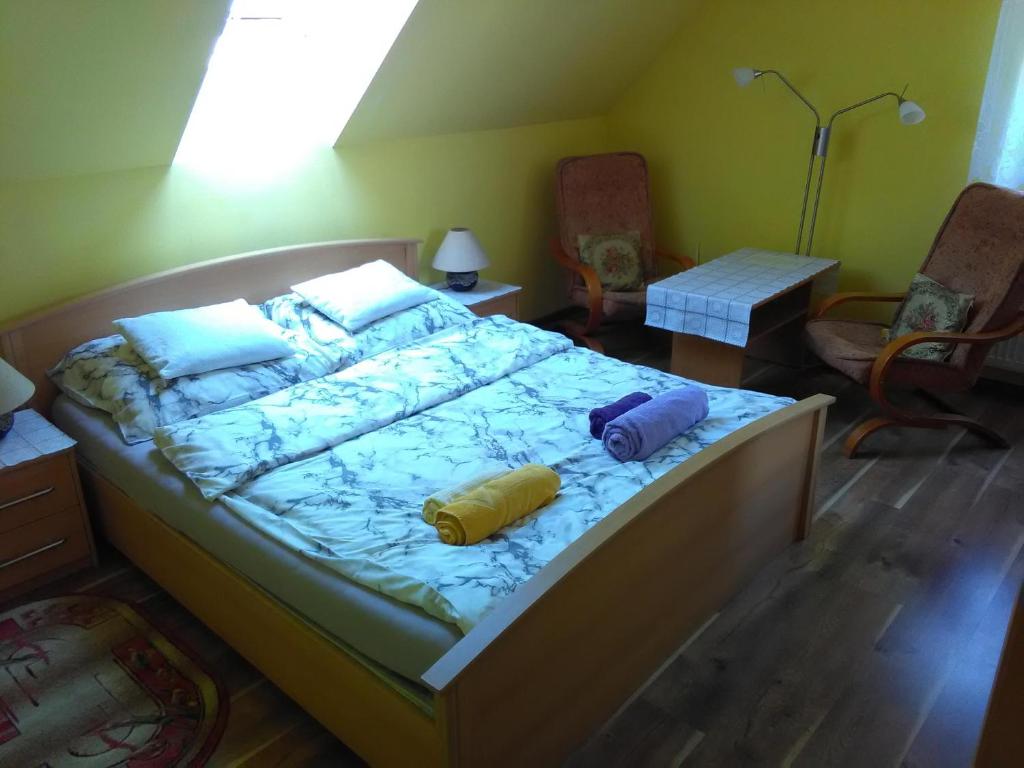 Postel nebo postele na pokoji v ubytování Apartment Helena