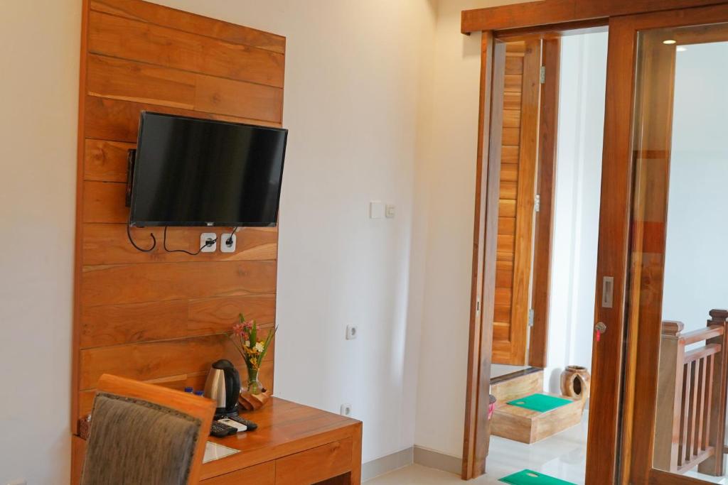 TV a/nebo společenská místnost v ubytování Lebak Bali Residence