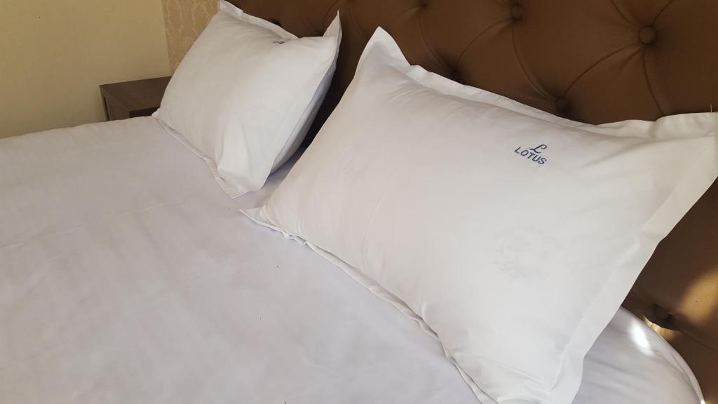 Postel nebo postele na pokoji v ubytování Hotel Lotus
