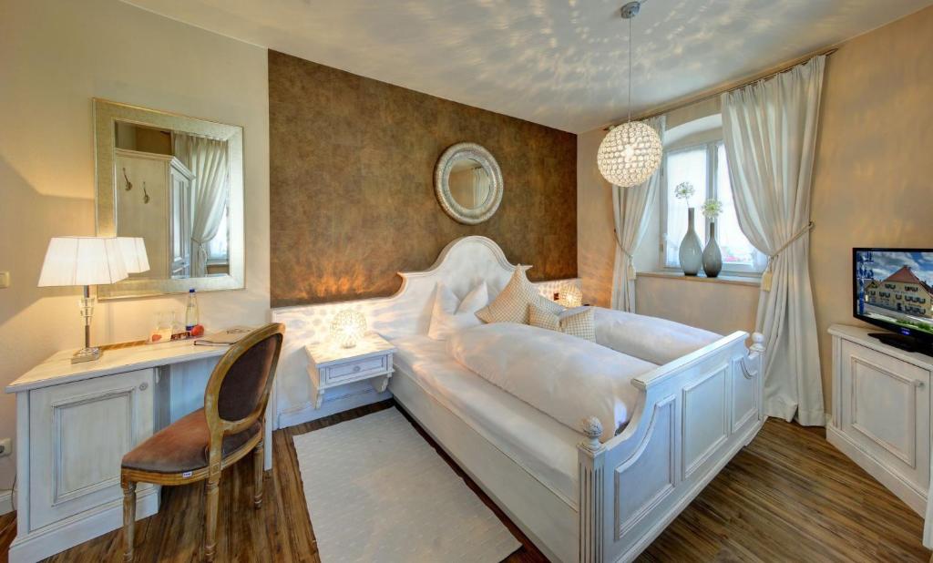 TV a/nebo společenská místnost v ubytování Boutique Hotel POST ANDECHS