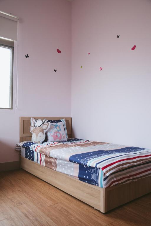 Postel nebo postele na pokoji v ubytování Dan Bao Homestay