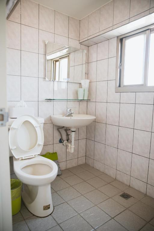 Koupelna v ubytování Dan Bao Homestay