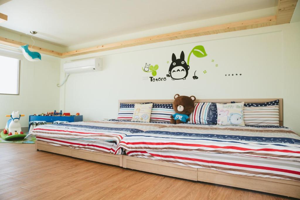 Postel nebo postele na pokoji v ubytování Dan Bao Homestay