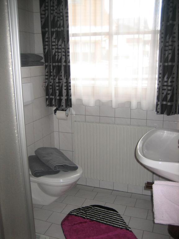 Koupelna v ubytování Ad-Capellam