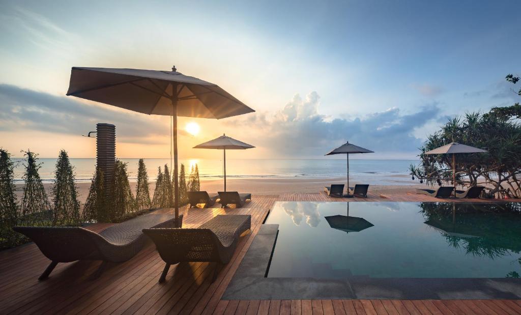 Bazén v ubytování Saai Resort nebo v jeho okolí