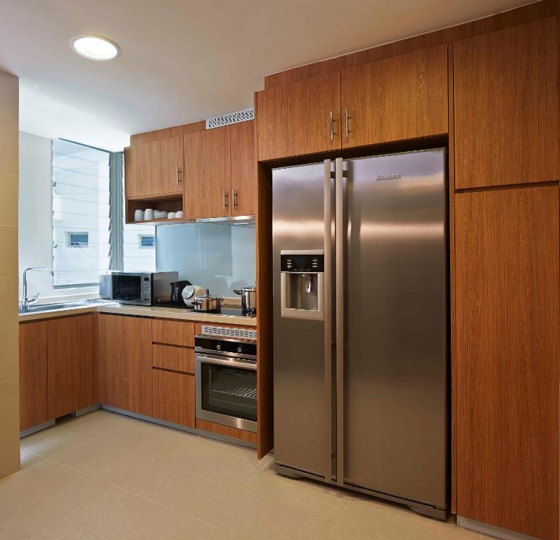 Shangri-La Serviced Apartments, Yangon - Apartamento De Dos Dormitorios Con Estudio