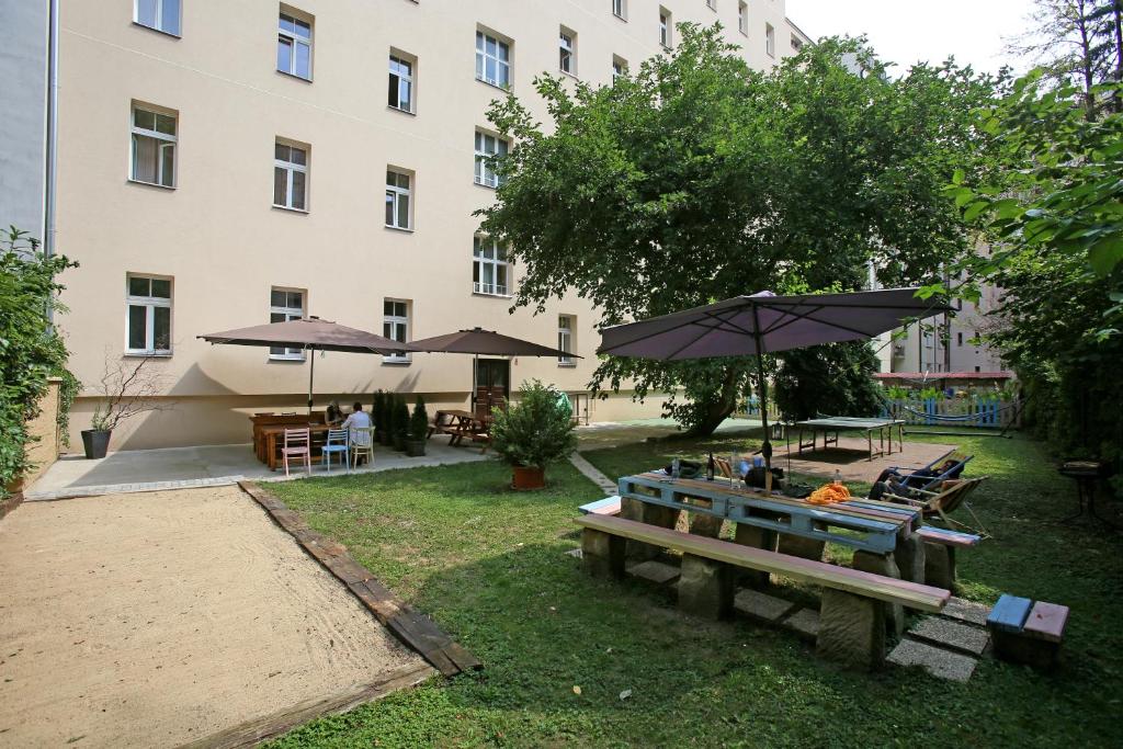 Zahrada ubytování Hostel Dakura