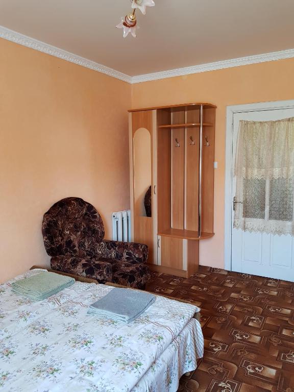 Postel nebo postele na pokoji v ubytování Na Gorbochku