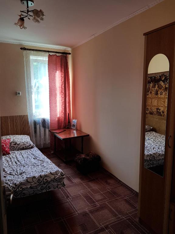 Postel nebo postele na pokoji v ubytování Na Gorbochku