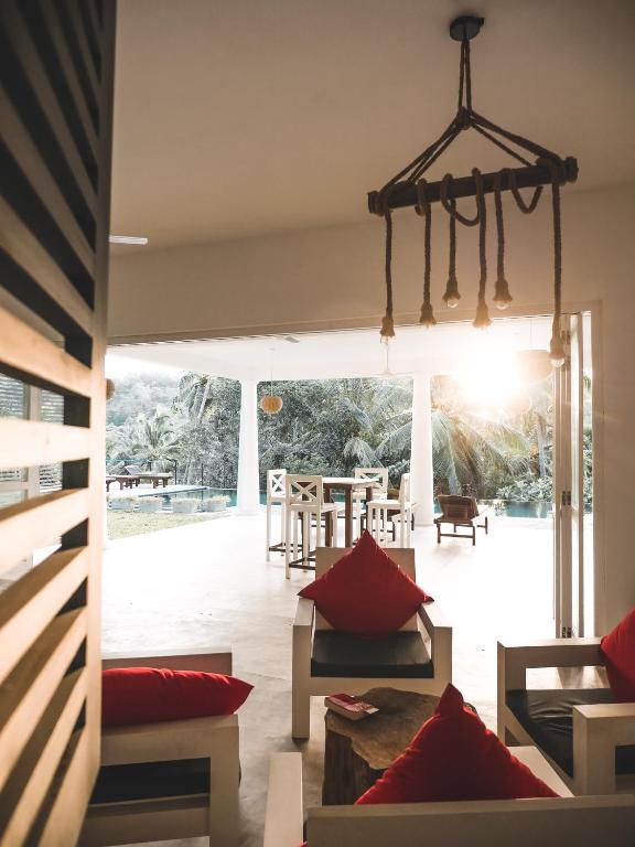 Posezení v ubytování Good Vibes Villas
