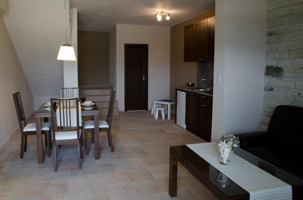Kuchyň nebo kuchyňský kout v ubytování Rocca Resort