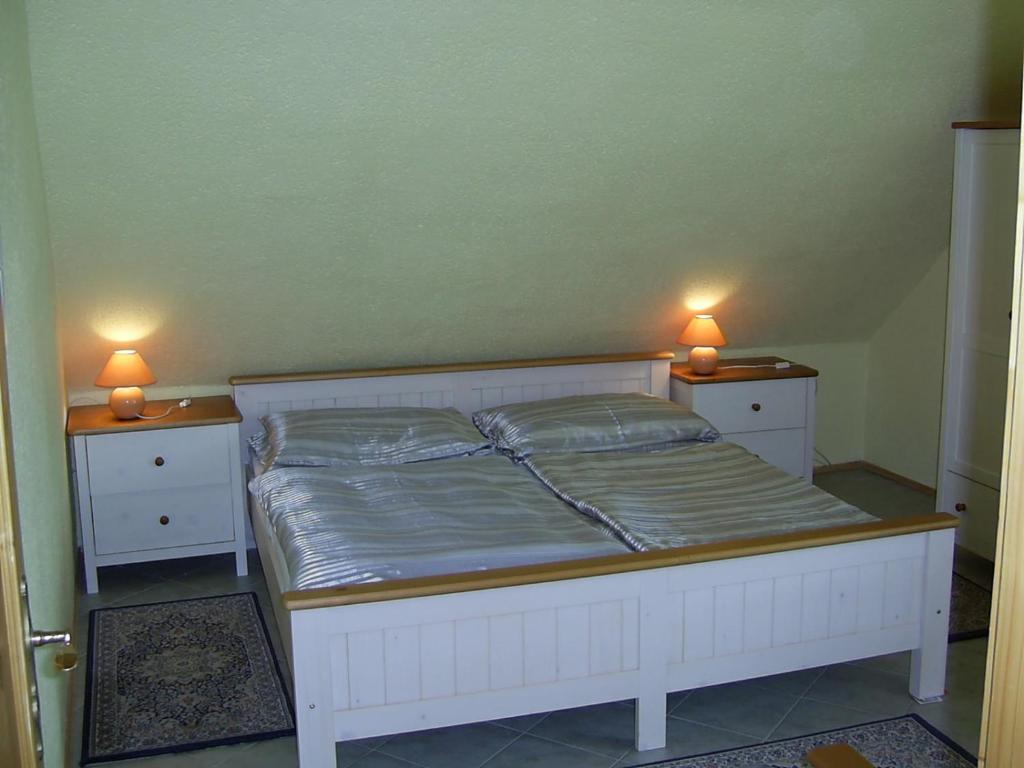 Postel nebo postele na pokoji v ubytování Penzion Rozalie