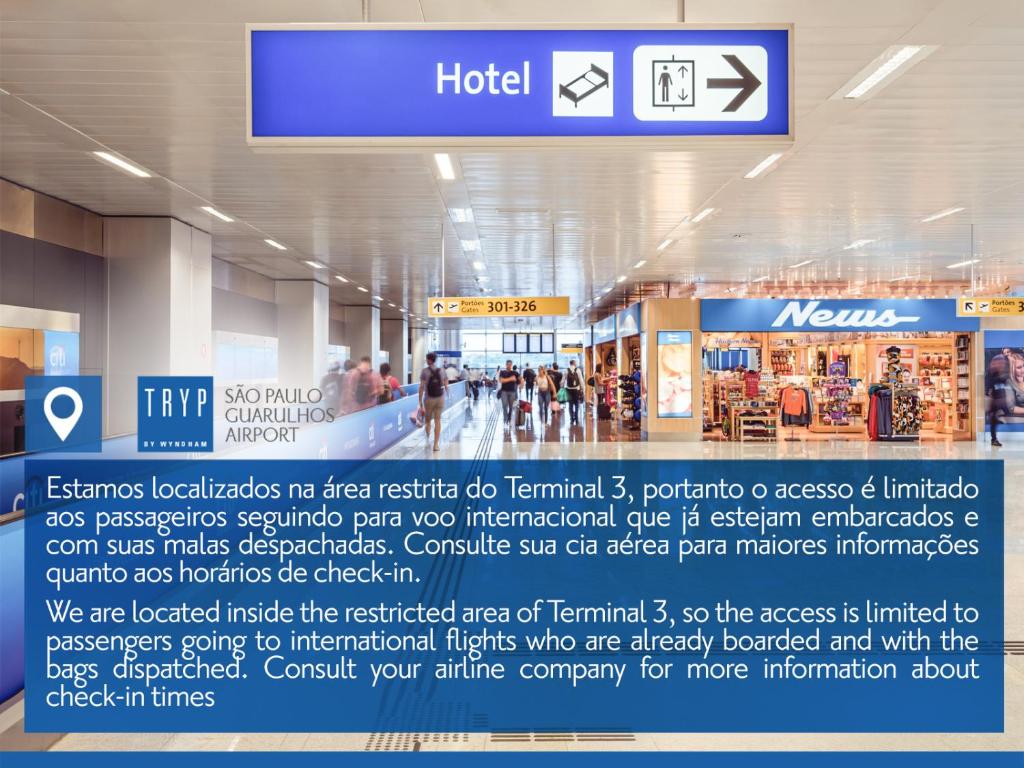  TRYP - Transit Hotel São Paulo Airport - Terminal 3