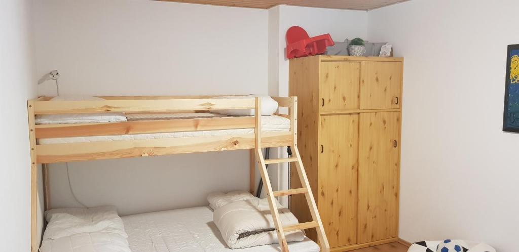 Postel nebo postele na pokoji v ubytování Apartmán Tauplitz