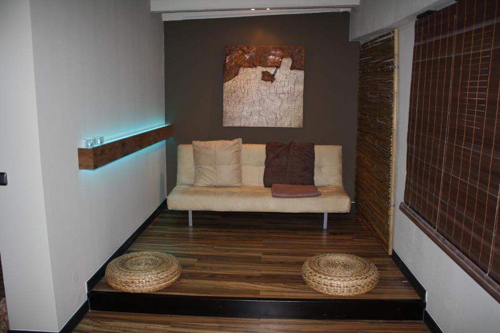 Posezení v ubytování Elements Hotel