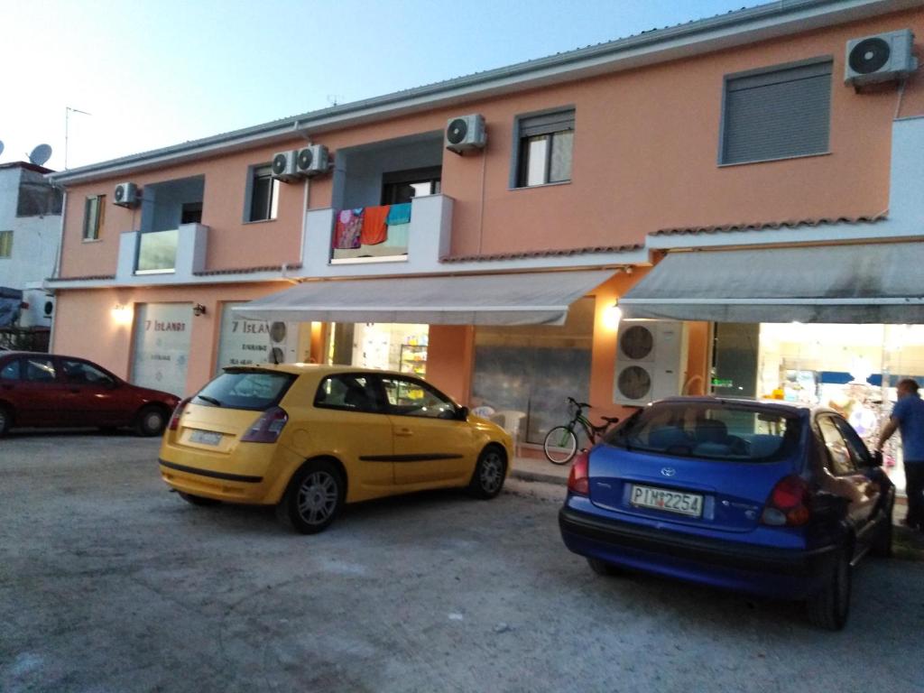 Budova, kde se aparthotel nachází