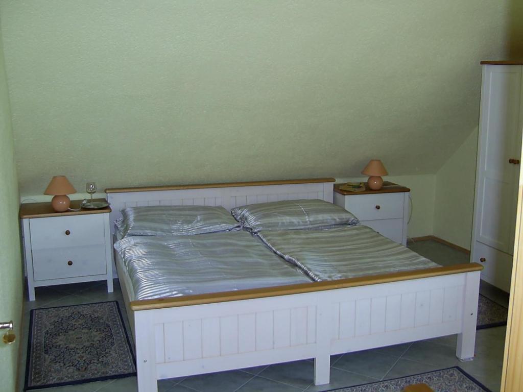 Postel nebo postele na pokoji v ubytování Penzion Rozalie