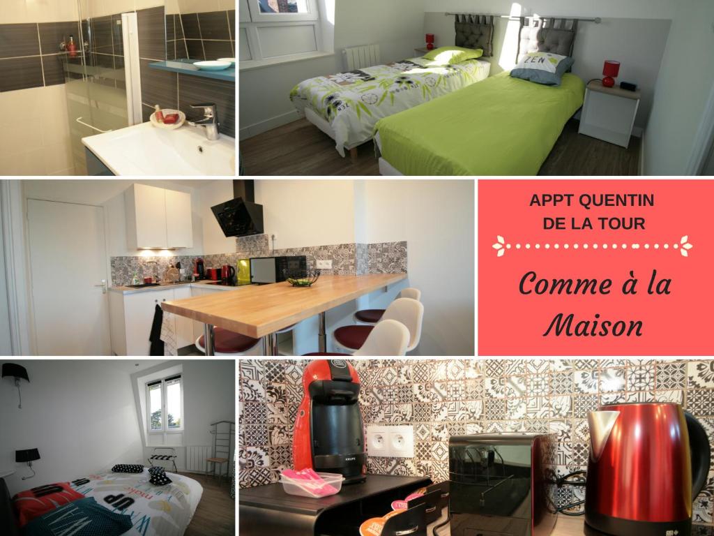 サン・クエンティンにあるComme à la Maison - DE LA TOURのベッドルームと部屋の写真集