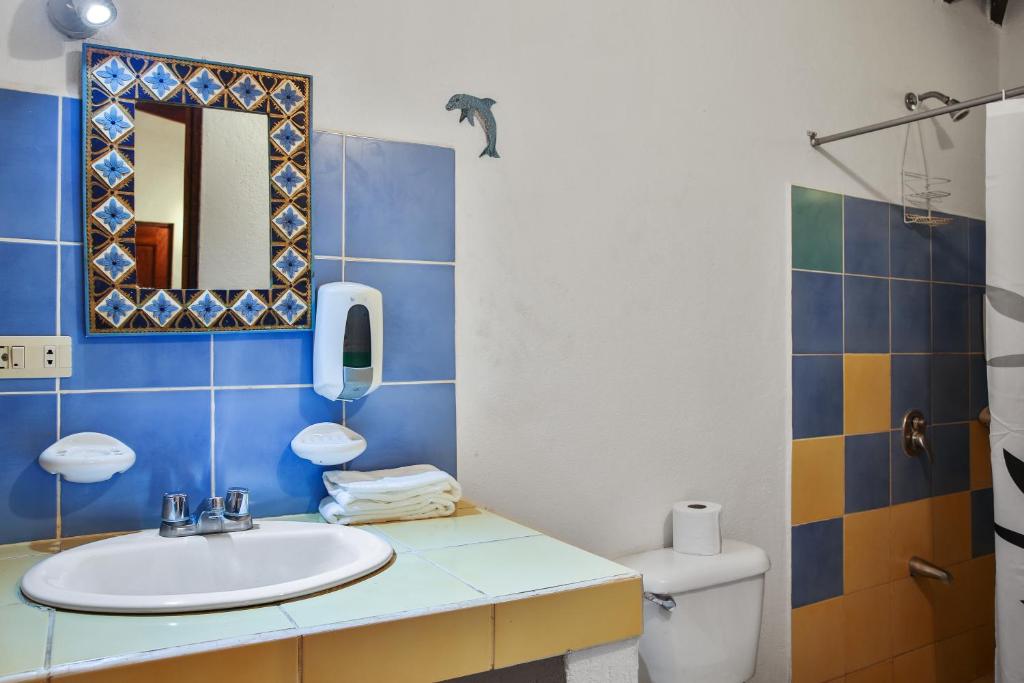 Koupelna v ubytování Villas Macondo