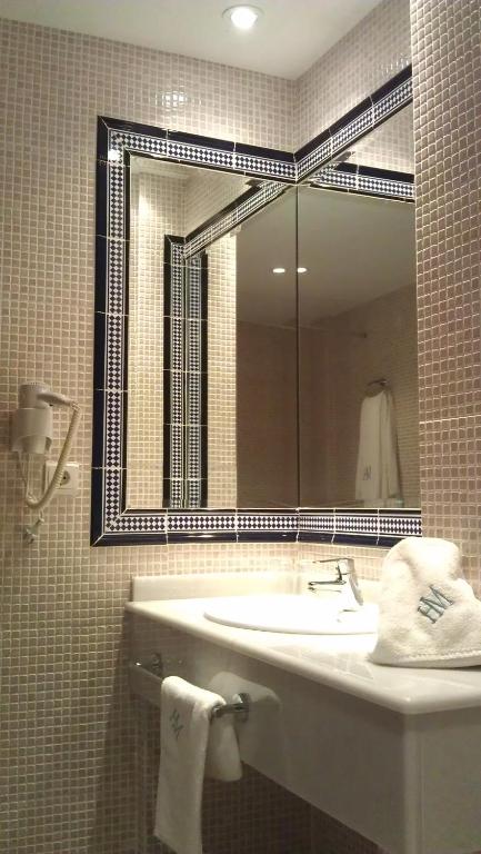 Koupelna v ubytování Hotel Maestre
