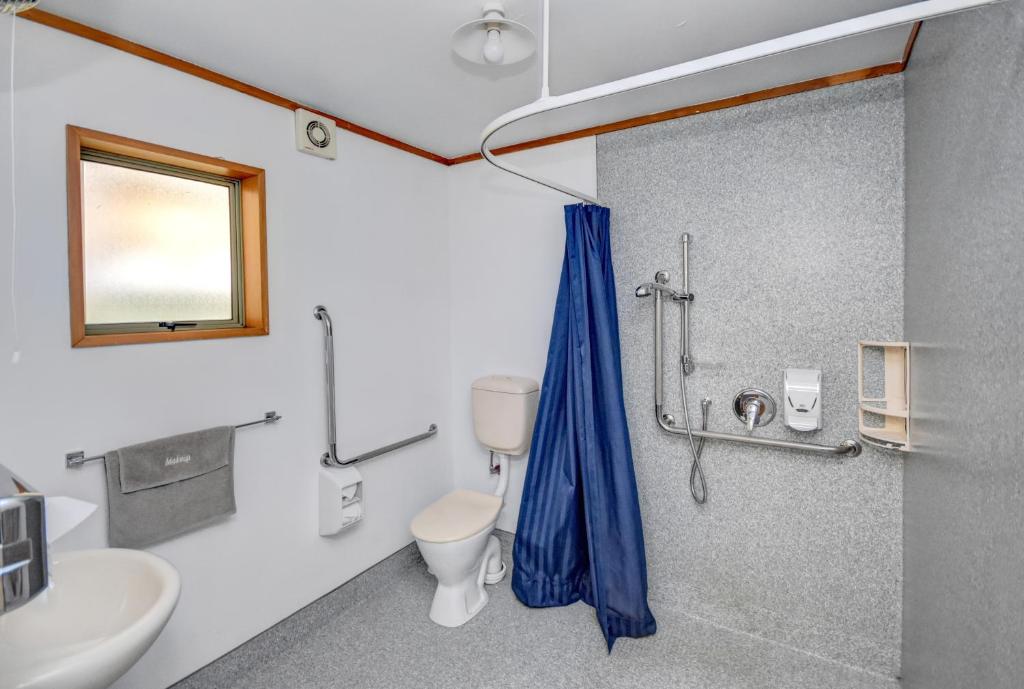 Koupelna v ubytování Garden Motel