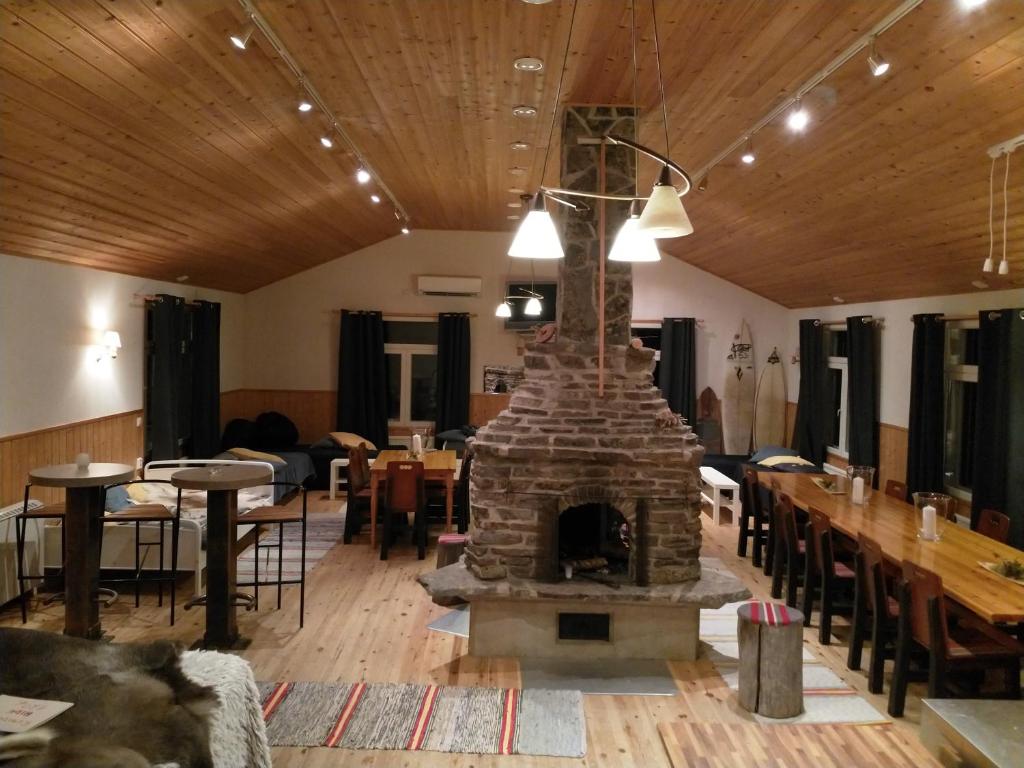 Restaurace v ubytování Lucky Ranch Snow Igloos