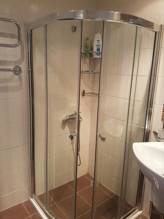 Koupelna v ubytování Tatyana Apartment
