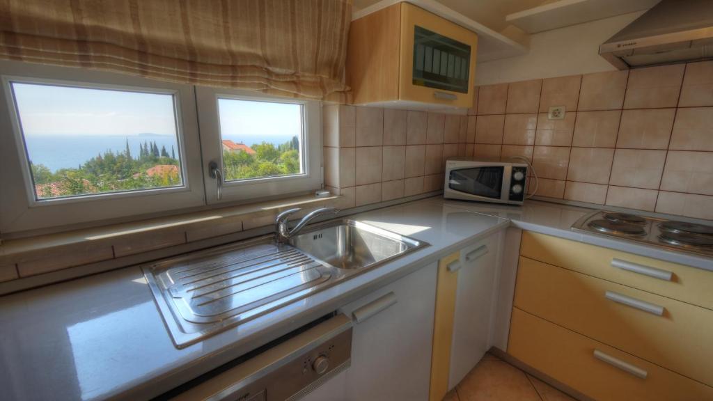 Kuchyňa alebo kuchynka v ubytovaní Apartment Villa Molina
