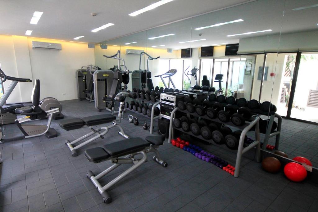 Fitness centrum a/nebo fitness zařízení v ubytování Discovery Boracay