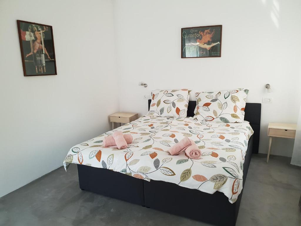 Postel nebo postele na pokoji v ubytování B&B Vidmar, Lesce-Bled