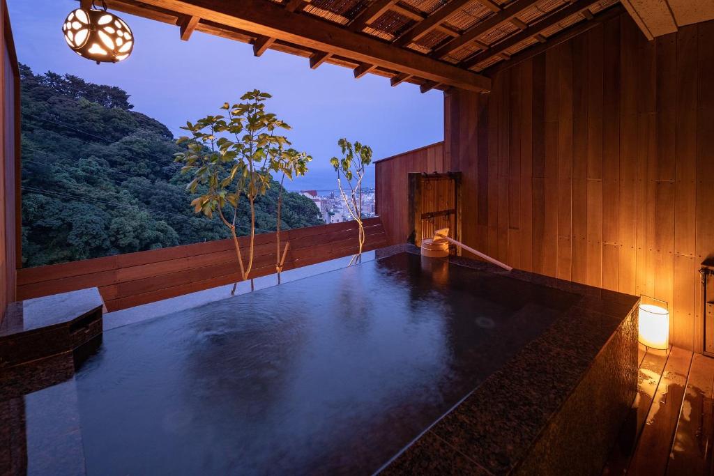 Paesaggio naturale nelle vicinanze del ryokan