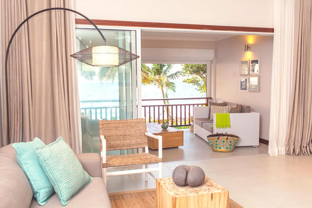 Posezení v ubytování Sables d'Or Luxury Apartments