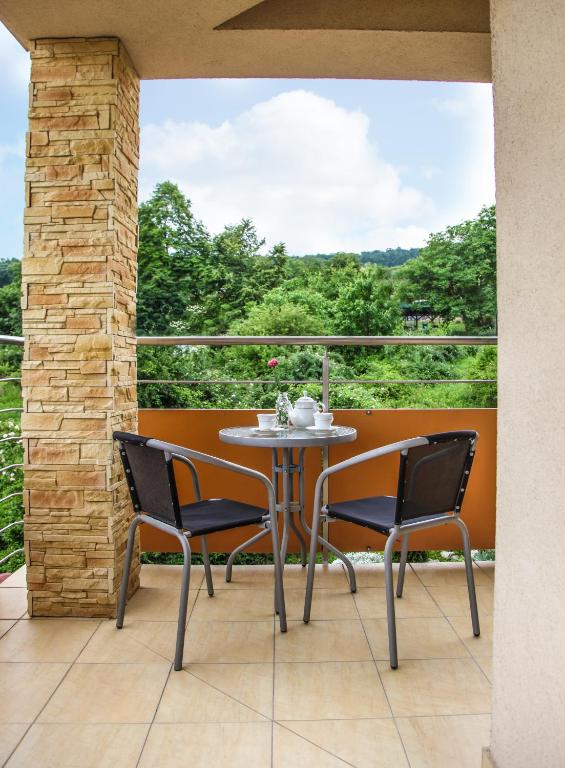 Balkón nebo terasa v ubytování Apartmány RELAX Podhájska