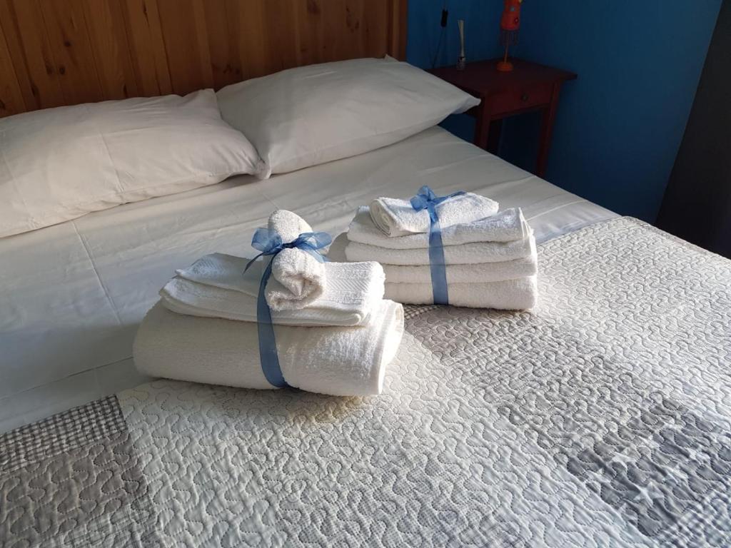 Una cama o camas en una habitación de B&B Villa Italia