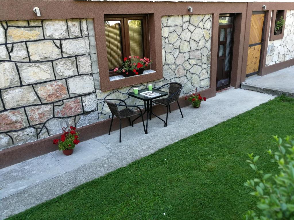 Zahrada ubytování Apartments Tango