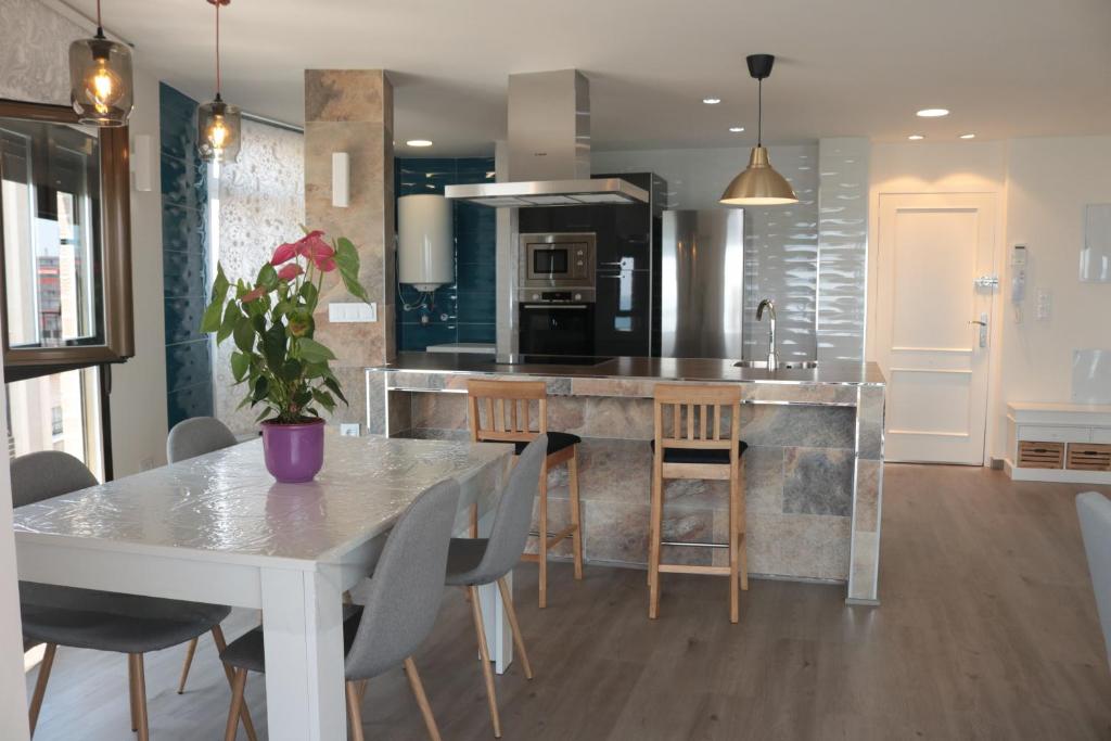 Nhà bếp/bếp nhỏ tại CostaAzul loft, Seaviews frente al mar, Playa los locos