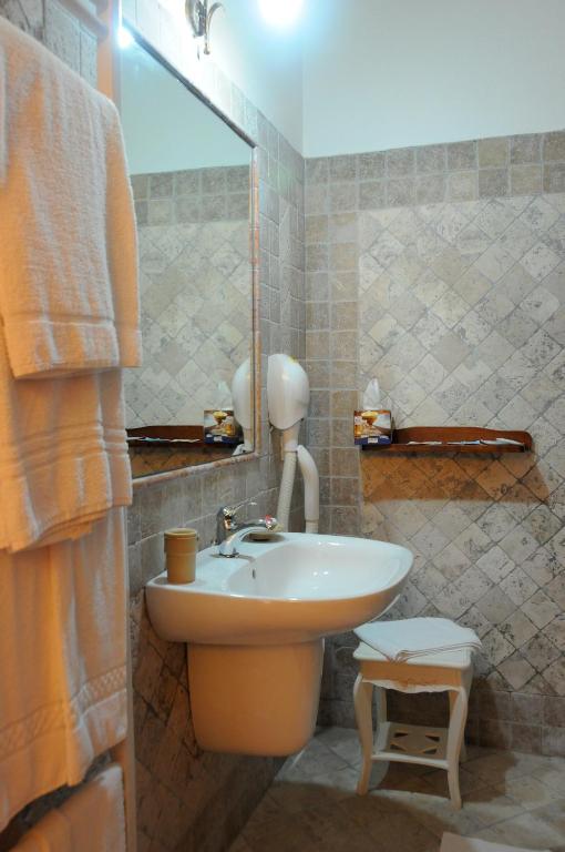 Koupelna v ubytování La Casa Di Babbai