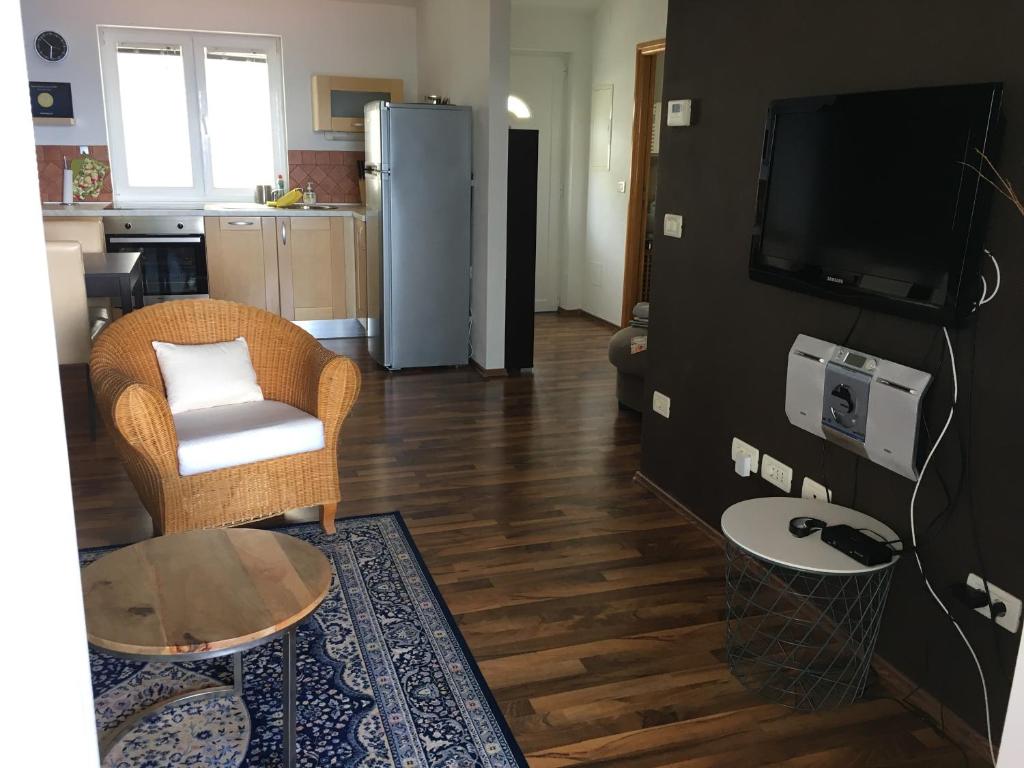 Kuchyň nebo kuchyňský kout v ubytování Apartment Selce Kala