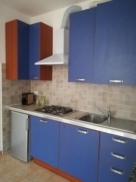 Kuchyň nebo kuchyňský kout v ubytování Le Camere Di Aladino